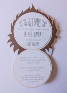 Where The Wild Things Are invitation, handmade, svg, monster cutout, cricut, silhouette